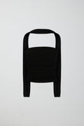 Mesh tube top - Noir