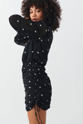 Chiffon dress - Dot aop