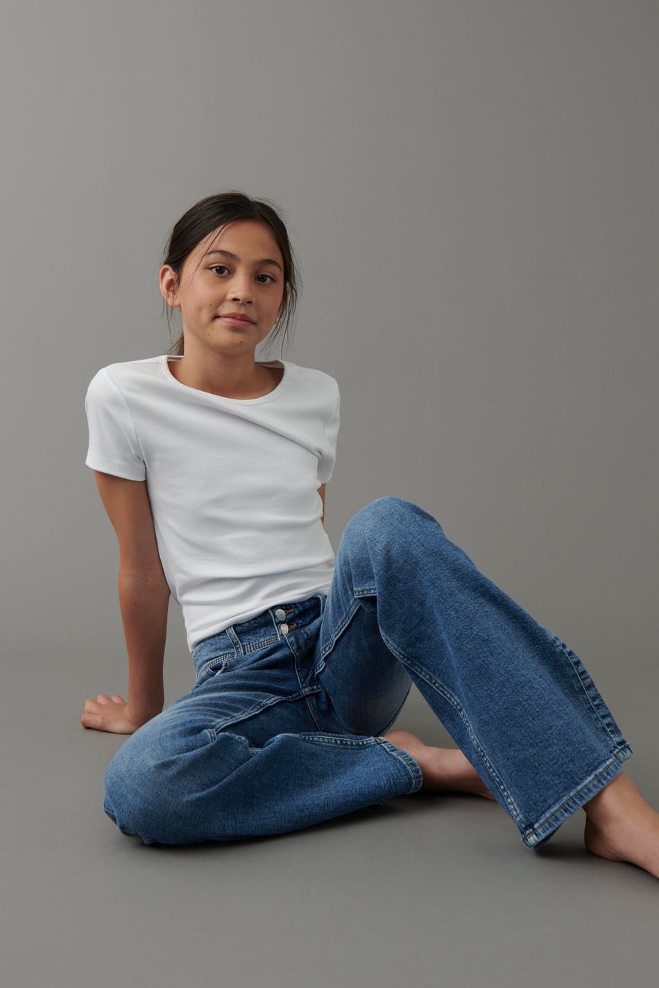 Flare pocket jeans - Bleu foncé