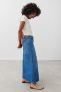Soft touch low back top - Blanc cassé