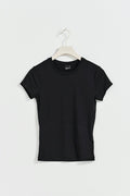 Soft touch top - Noir
