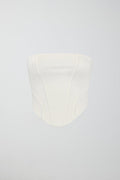 Corset tube top - Blanc cassé