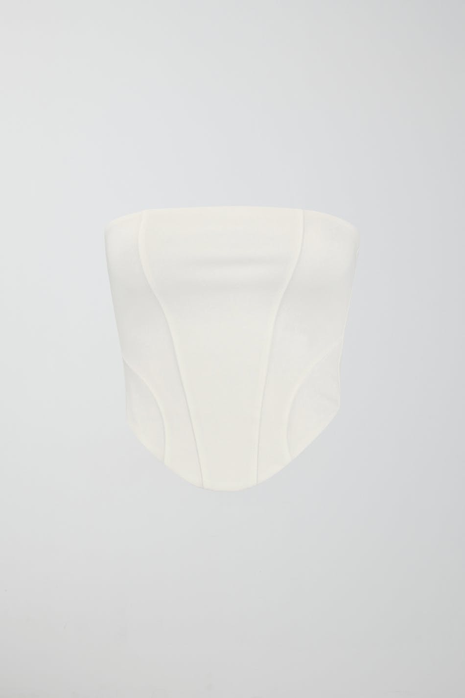 Corset tube top - Blanc cassé