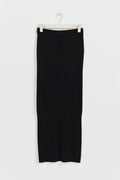 Knitted column skirt - Noir