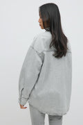 Oversize denim shirt - Bleu clair