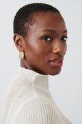 Sheer knitted top - Blanc cassé