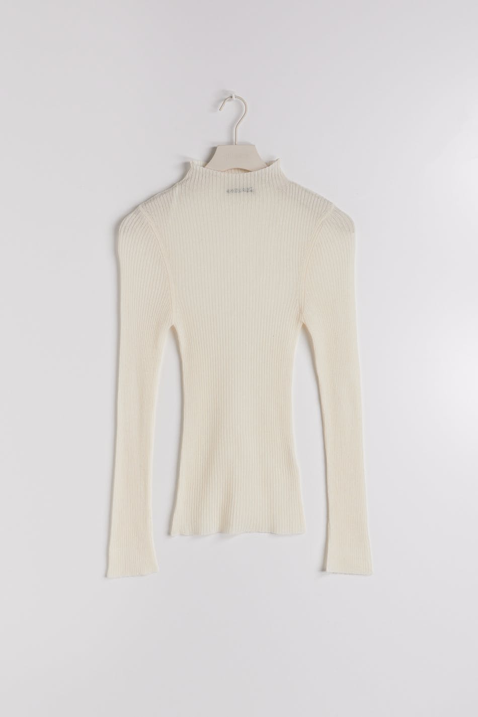 Sheer knitted top - Blanc cassé