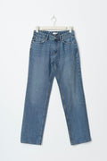 low straight jeans - Blanc cassé