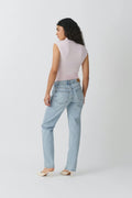 low straight jeans - Offblack