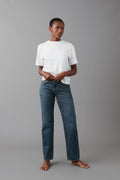 low straight jeans - Offblack