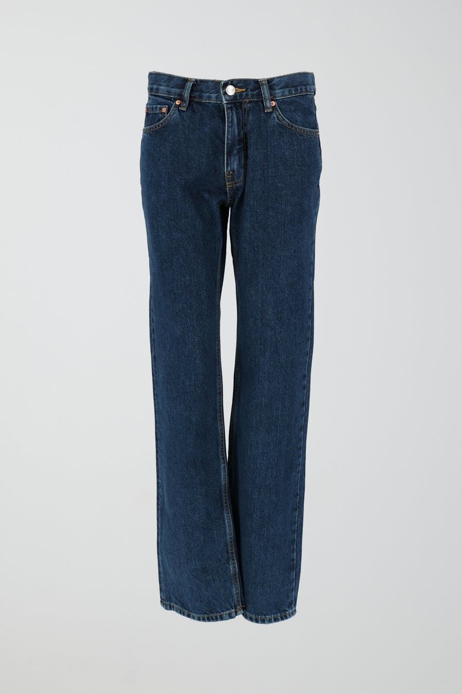 low straight jeans - Offblack