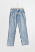 low straight petite jeans - Gris clair