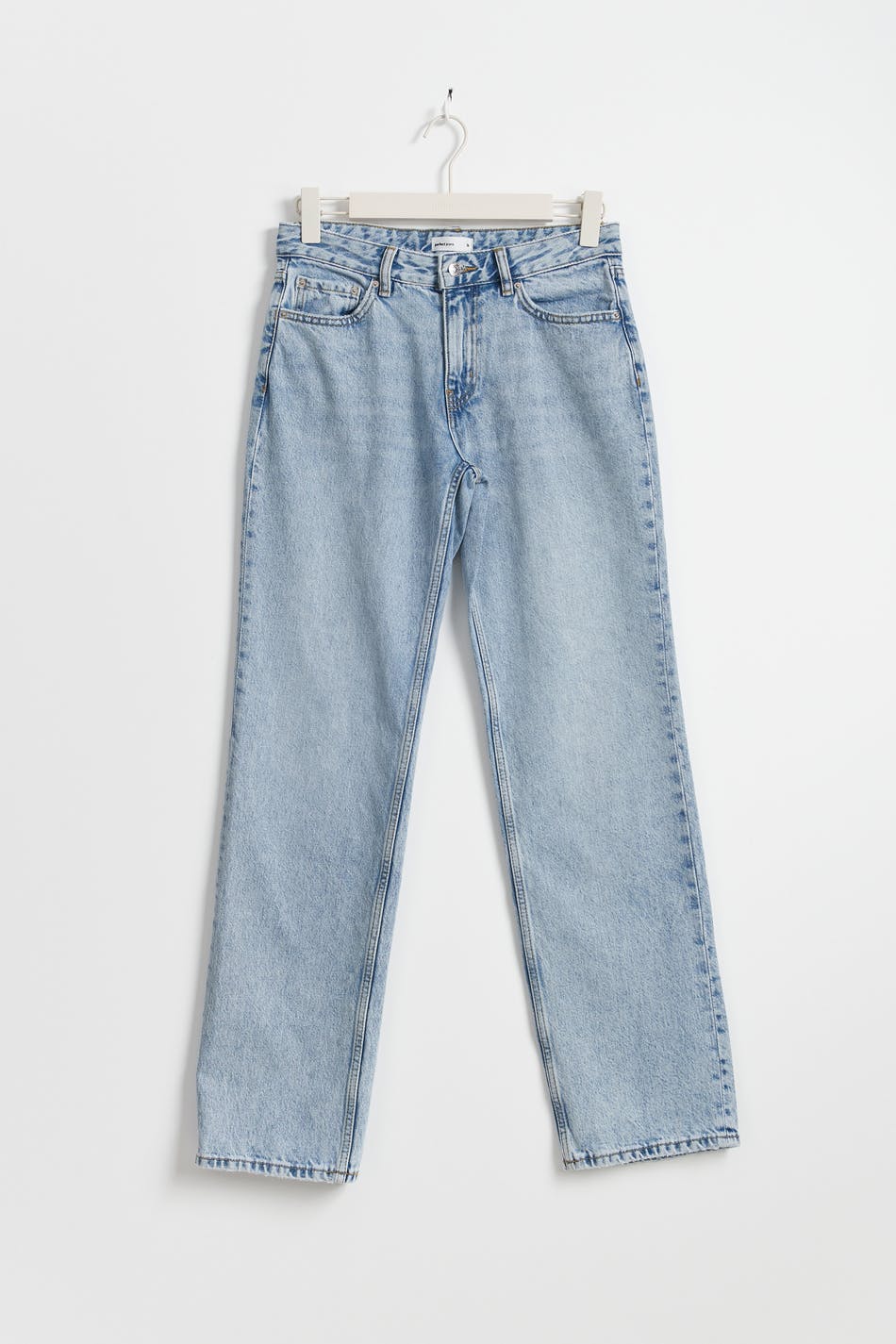 low straight petite jeans - Gris clair