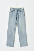 low straight petite jeans - Tinted blue