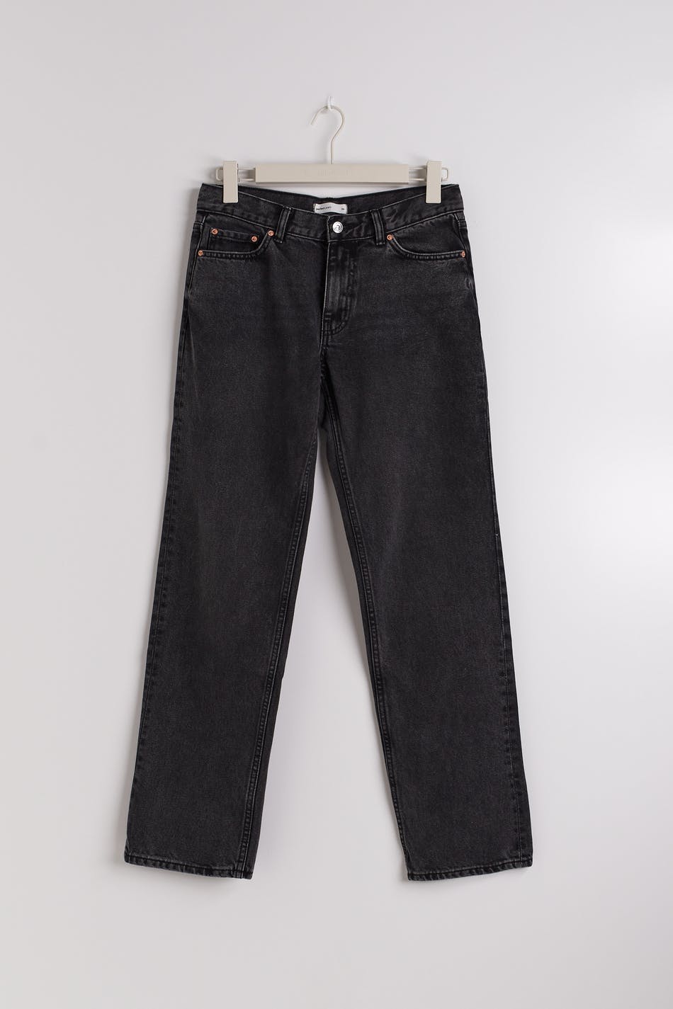 low straight petite jeans - Gris clair