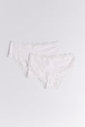 2 pack-y cute hipster - Blanc