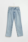 Low straight tall jeans - Tinted blue