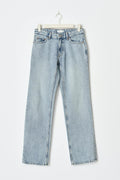 Low straight tall jeans - Tinted blue