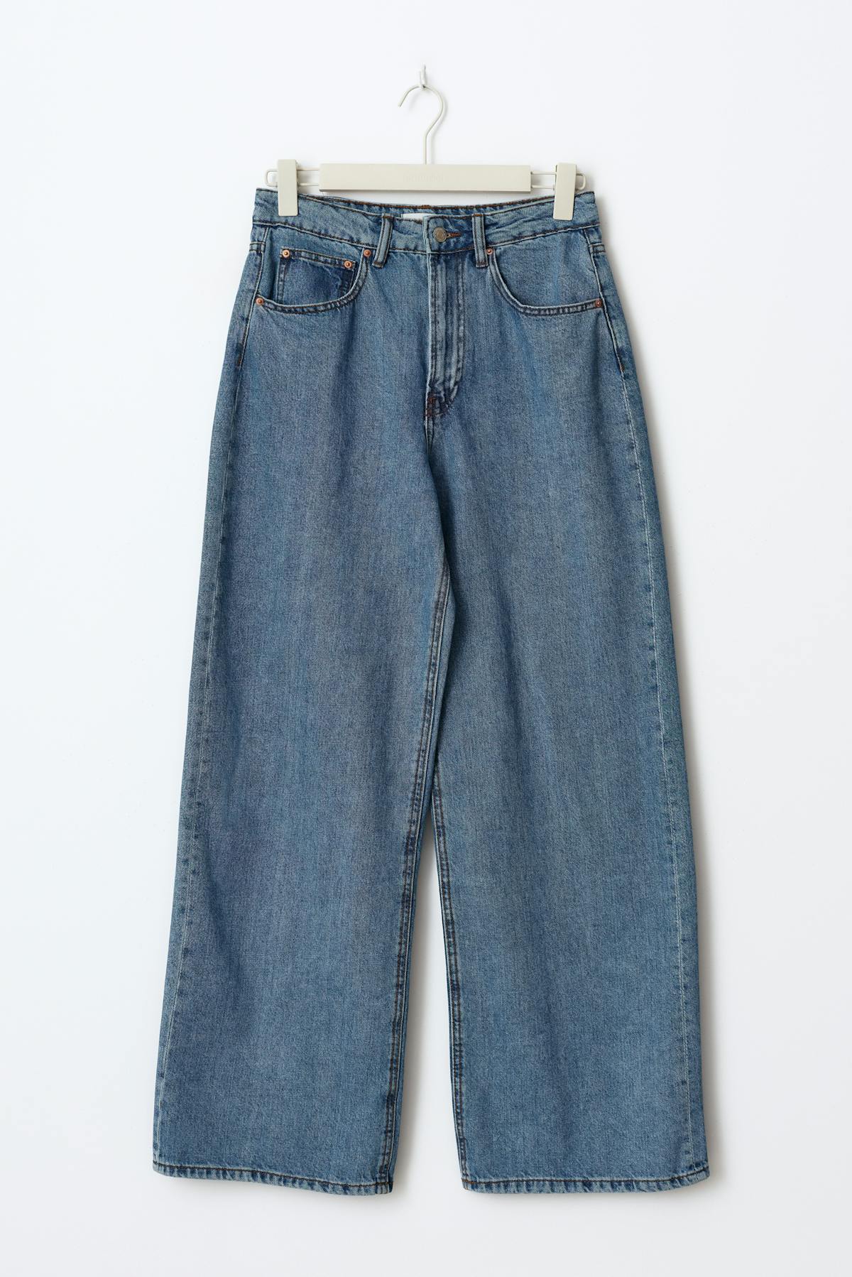 baggy wide jeans - Blue/black