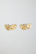 crinkled earrings