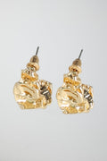 crinkled earrings
