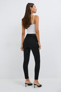 molly high waist jeans - Noir