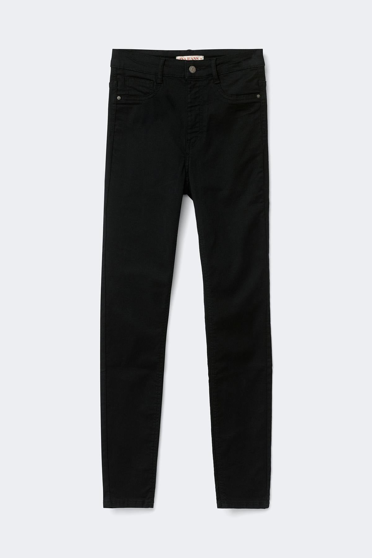 molly high waist jeans - Noir