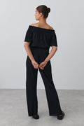 Plisse trousers - Noir