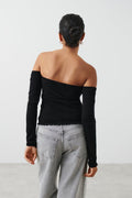 Off shoulder top - Noir
