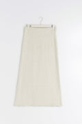 knitted maxi skirt - Noir