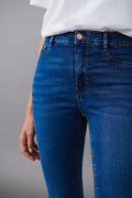 molly high waist jeans - Gris
