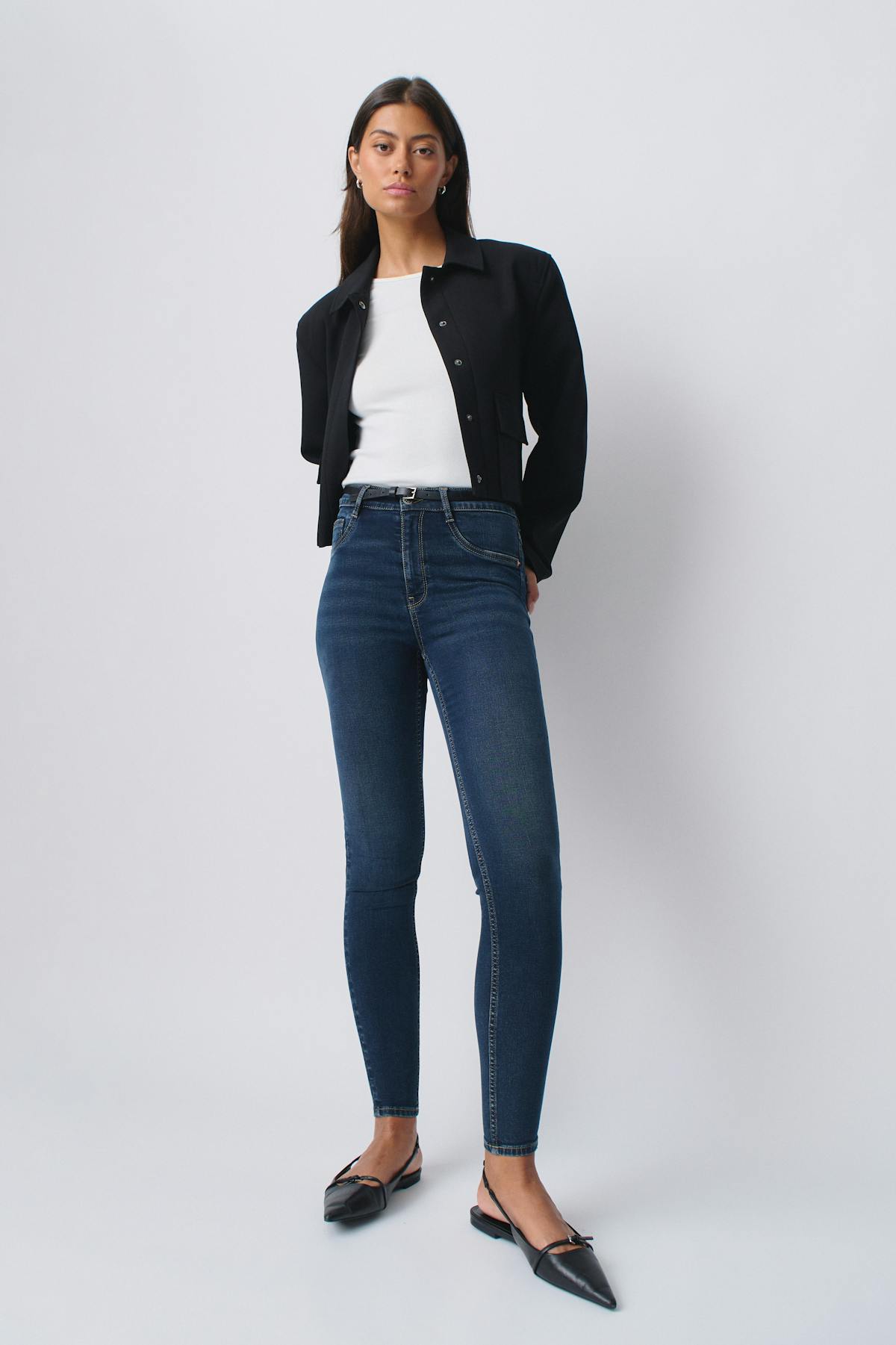 molly high waist jeans - Midblue g