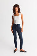 molly high waist jeans - Midblue g