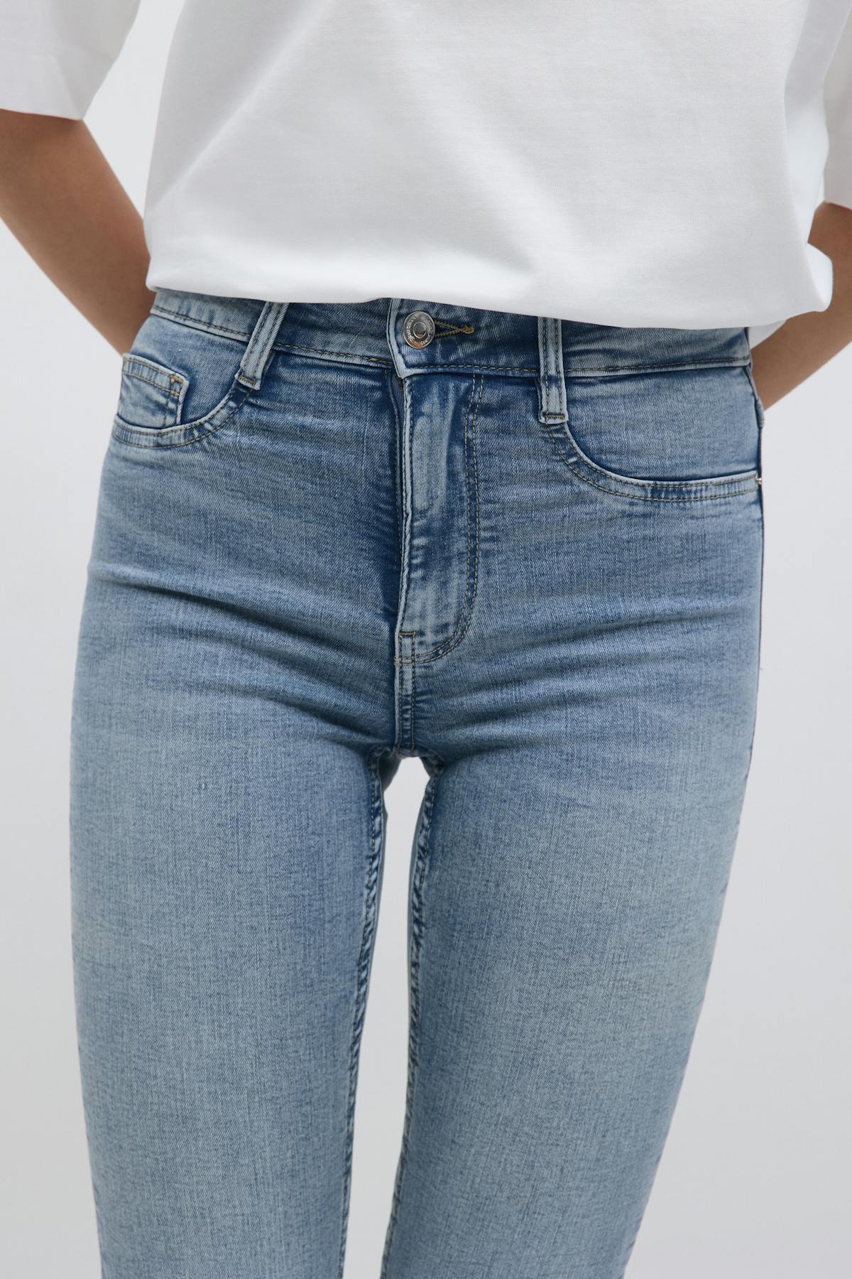 molly high waist jeans - Sky blue