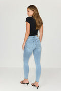 molly high waist jeans - Tinted blue