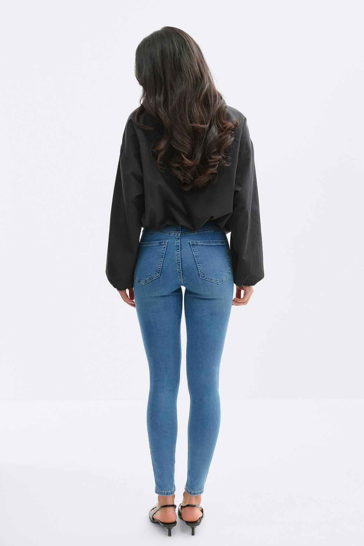 molly high waist jeans - Classic blue