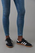 molly high waist jeans - Gris
