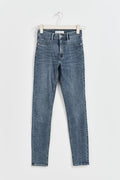 molly petite high w jeans - Standard blue