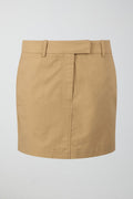 Short chino skirt - Beige