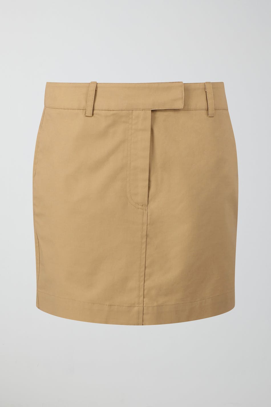 Short chino skirt - Beige