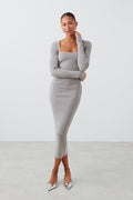 knitted dress - Ecru