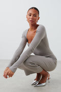 knitted dress - Ecru