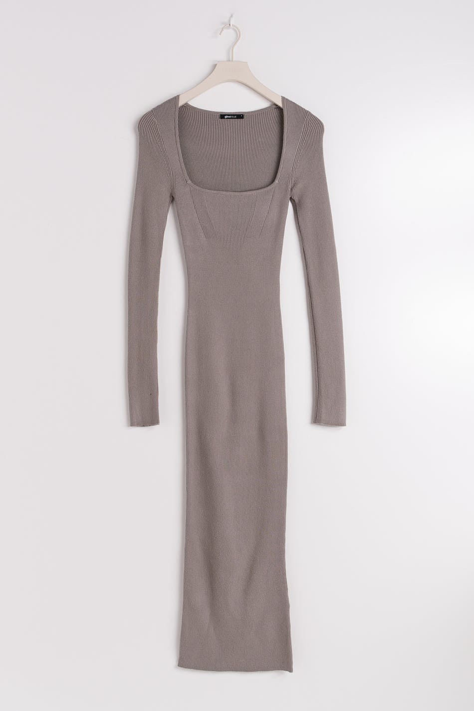 knitted dress - Elephant skin