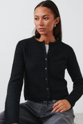 Knitted cardigan - Lt grey melange