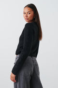 Knitted cardigan - Lt grey melange