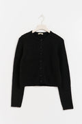 Knitted cardigan - Noir