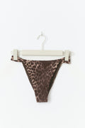 Gathered bikini tanga - Flower pot