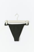 Gathered bikini tanga - Noir