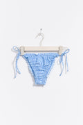 Soft flounce bikini brief - Blue ditsy