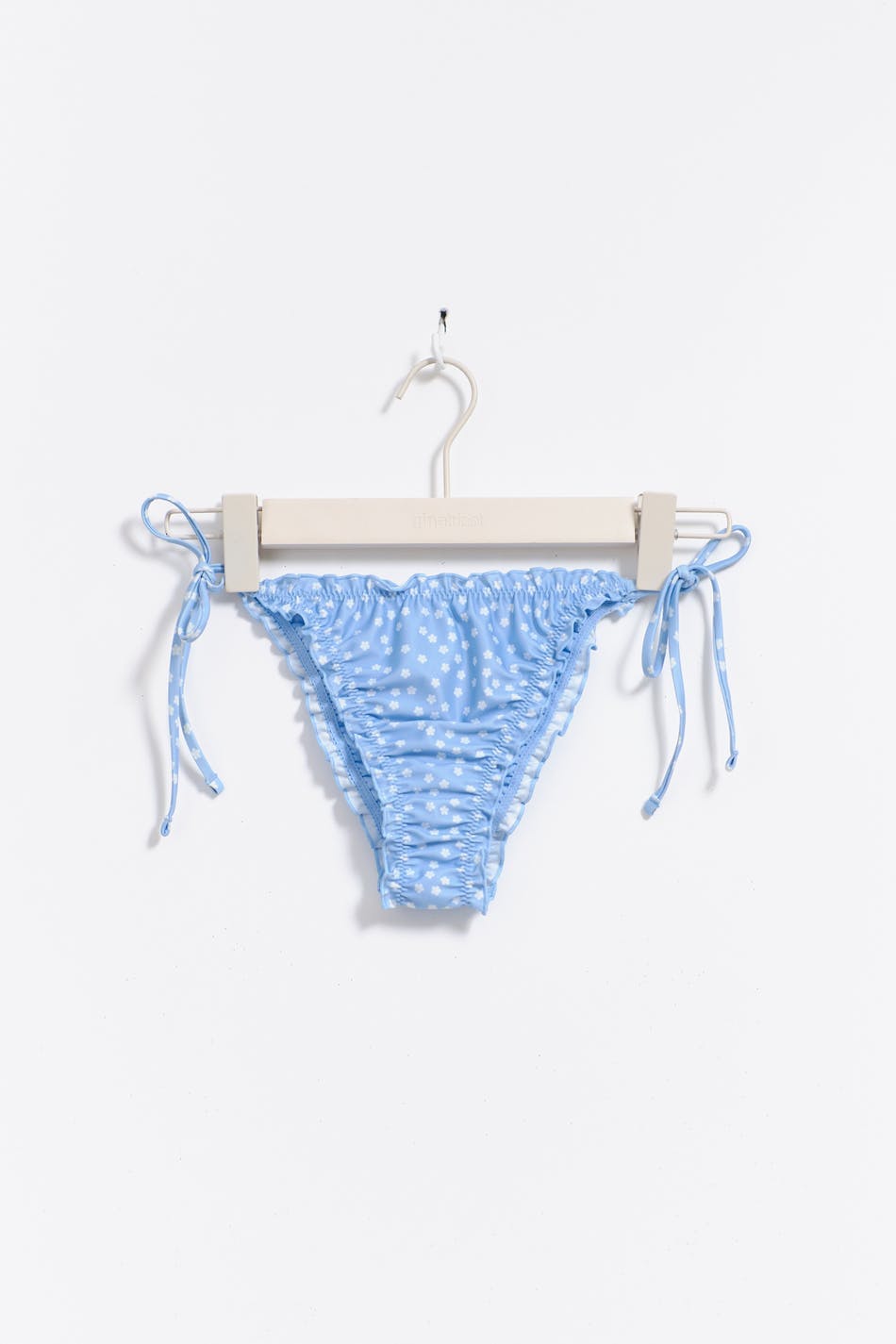 Soft flounce bikini brief - Blue ditsy